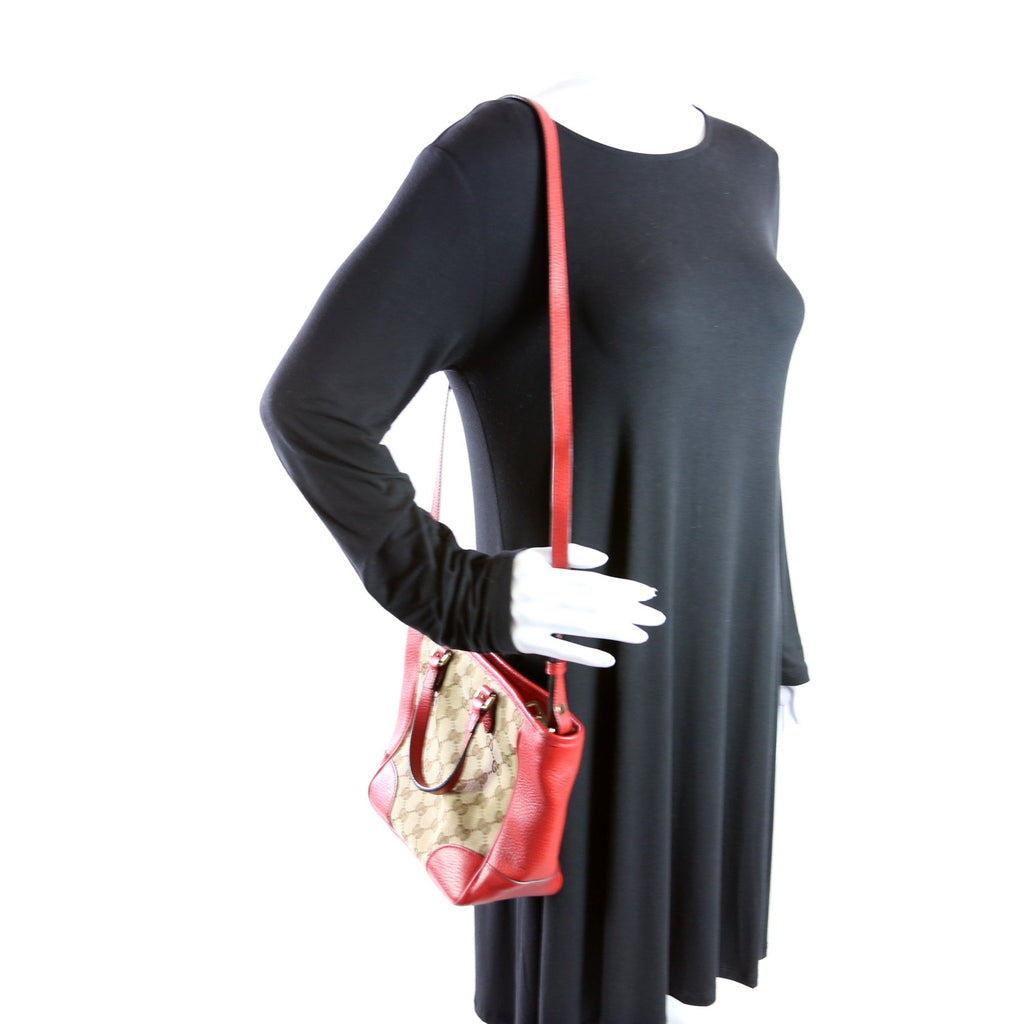 449241 GG Small Crossbody Red