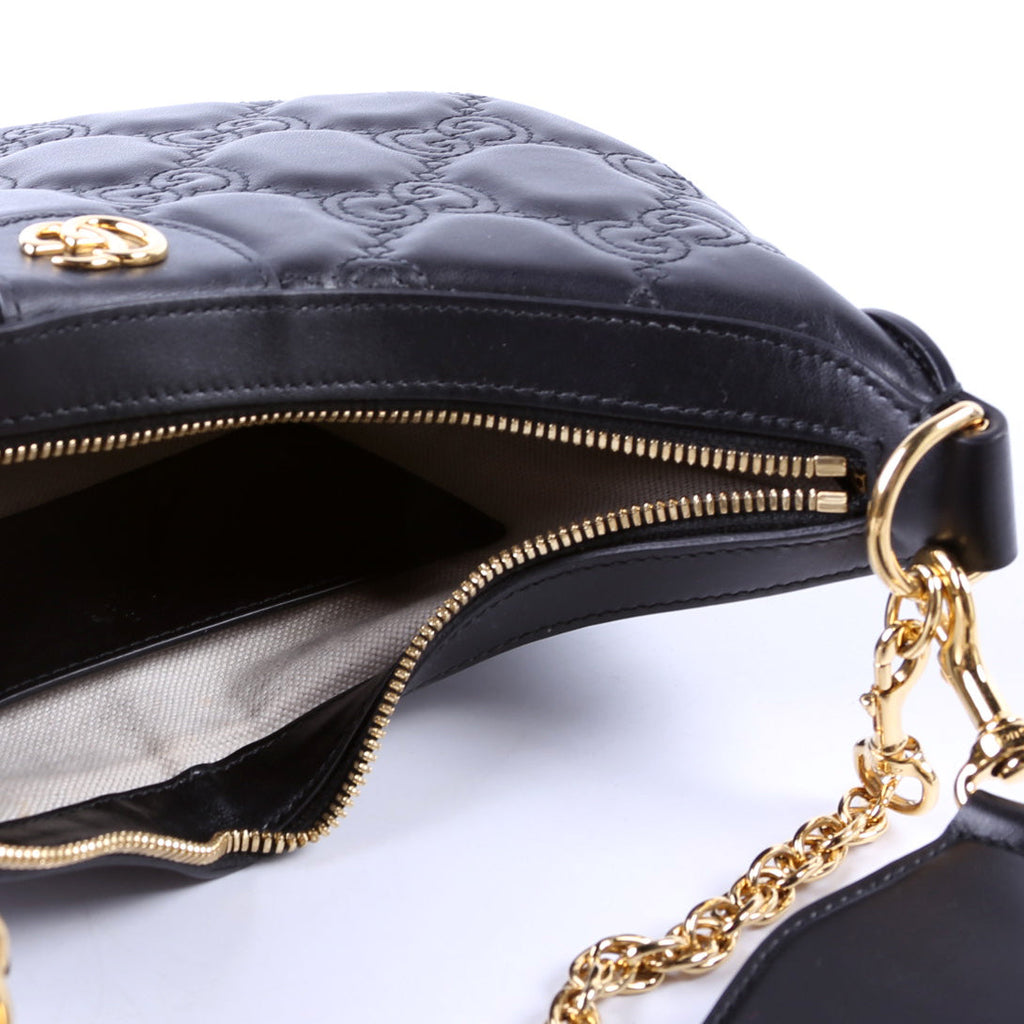 Gucci 739709 Matelasse Small Bag Black