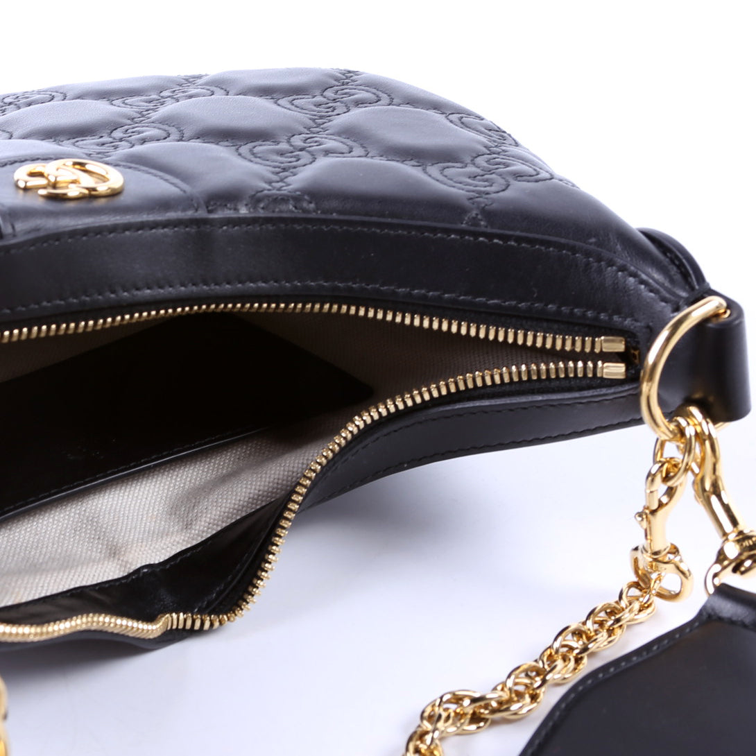 Gucci 739709 Matelasse Small Bag Black