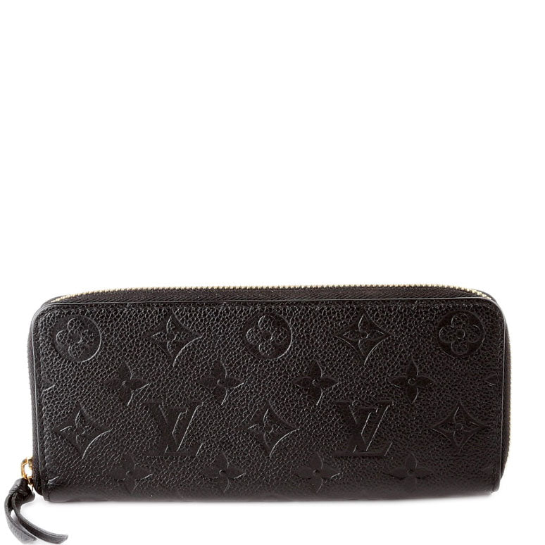 Clemence Wallet Empreinte Black