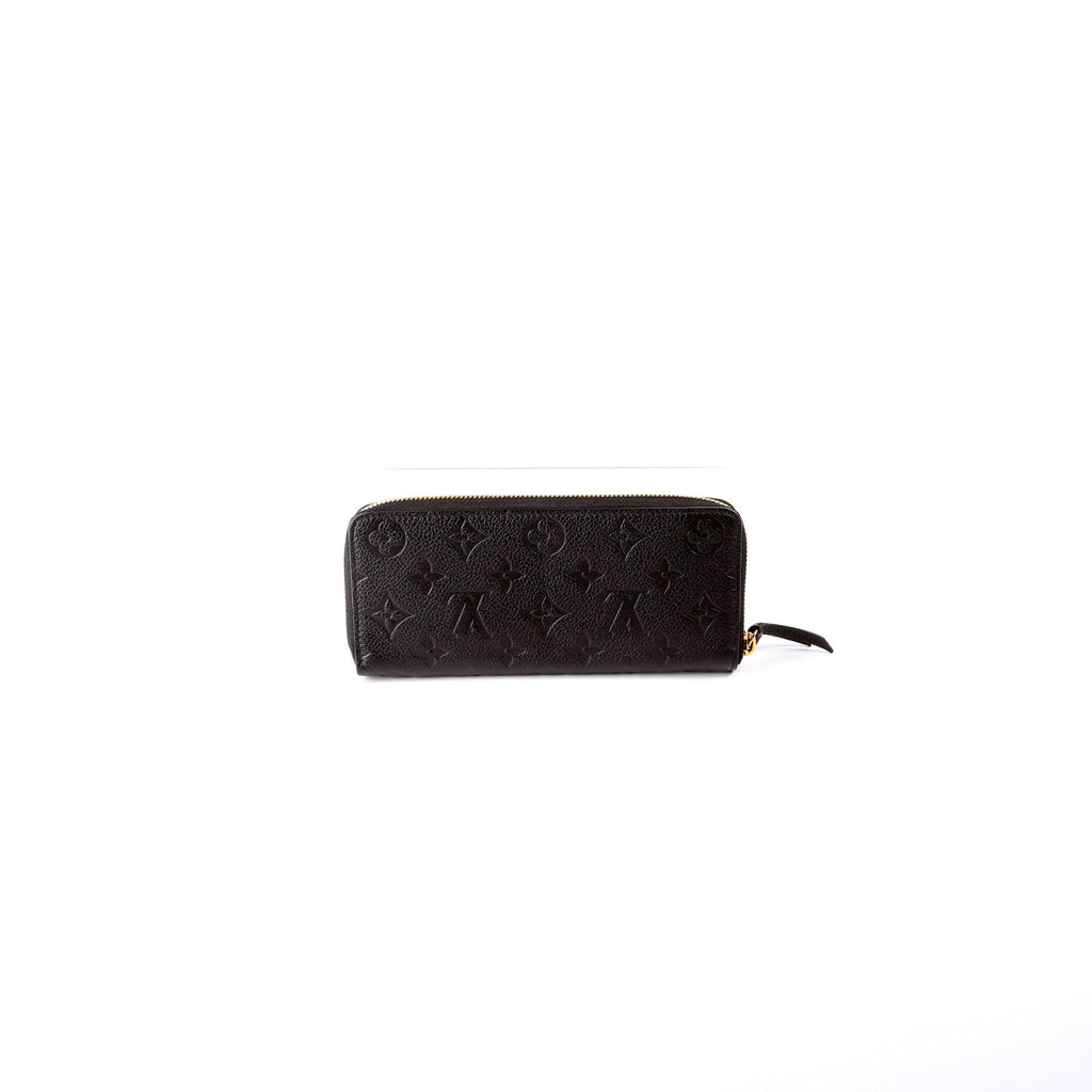 Clemence Wallet Empreinte Black