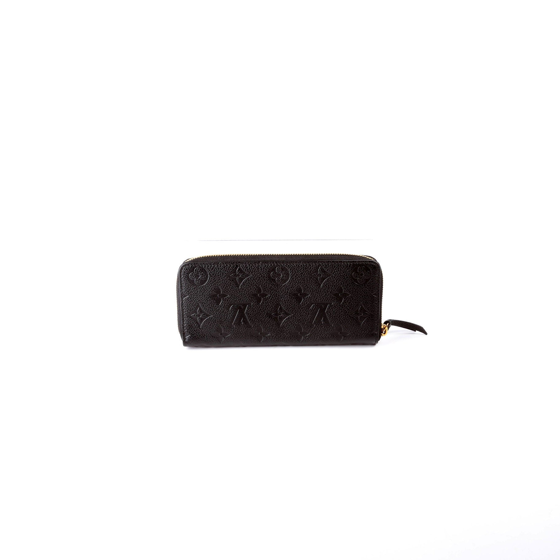Clemence Wallet Empreinte Black
