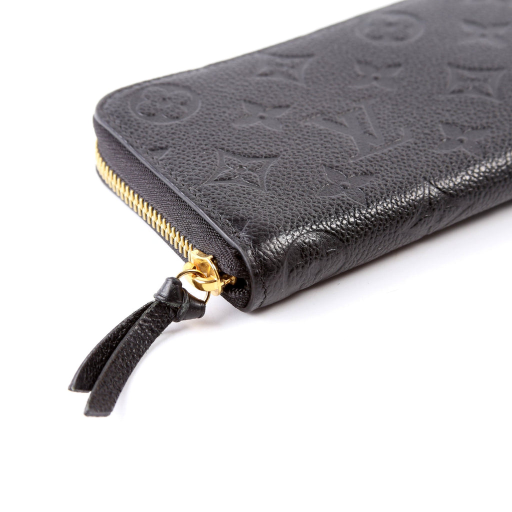 Clemence Wallet Empreinte Black