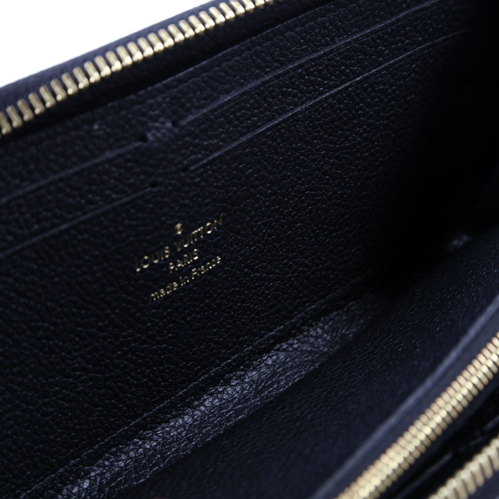 Clemence Wallet Empreinte Black