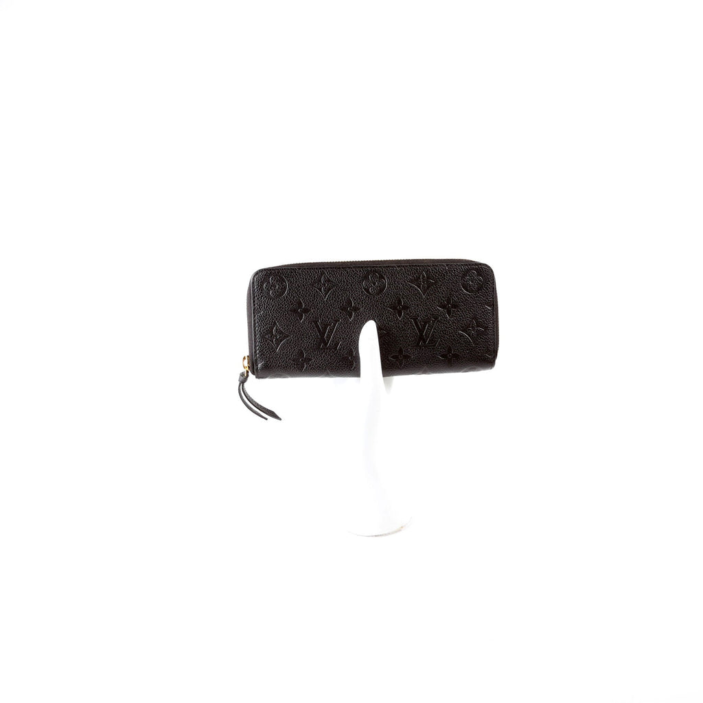 Clemence Wallet Empreinte Black