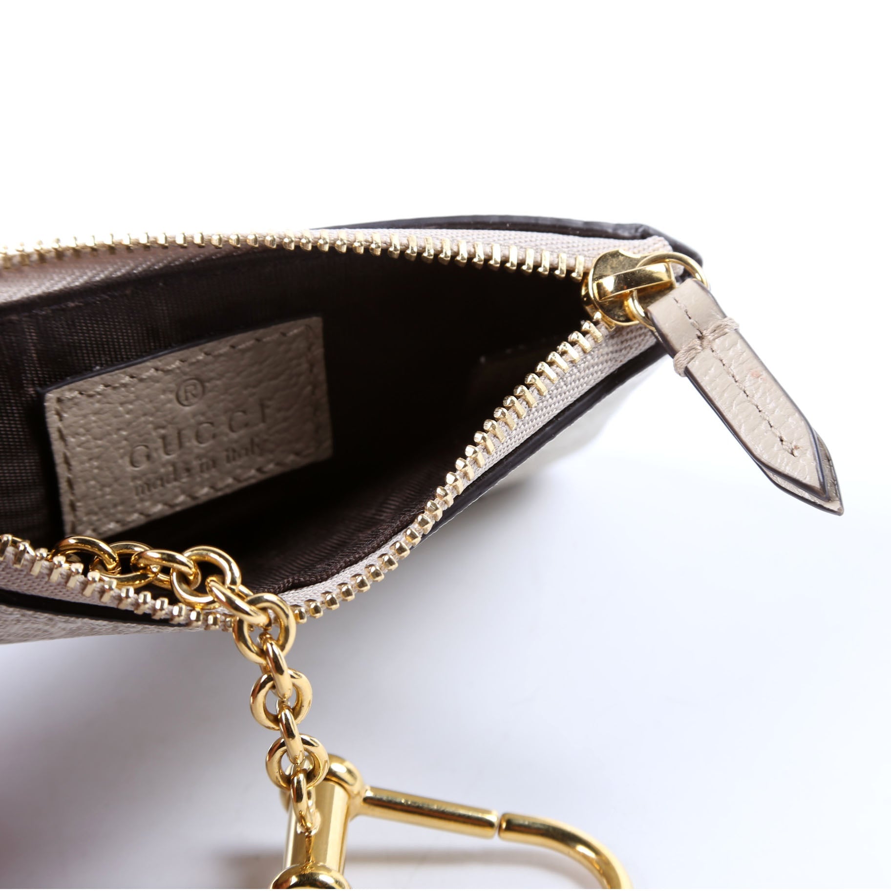 772321 GG Canvas Ophidia Key Case Beige