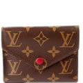 Victorine Wallet Monogram Berry