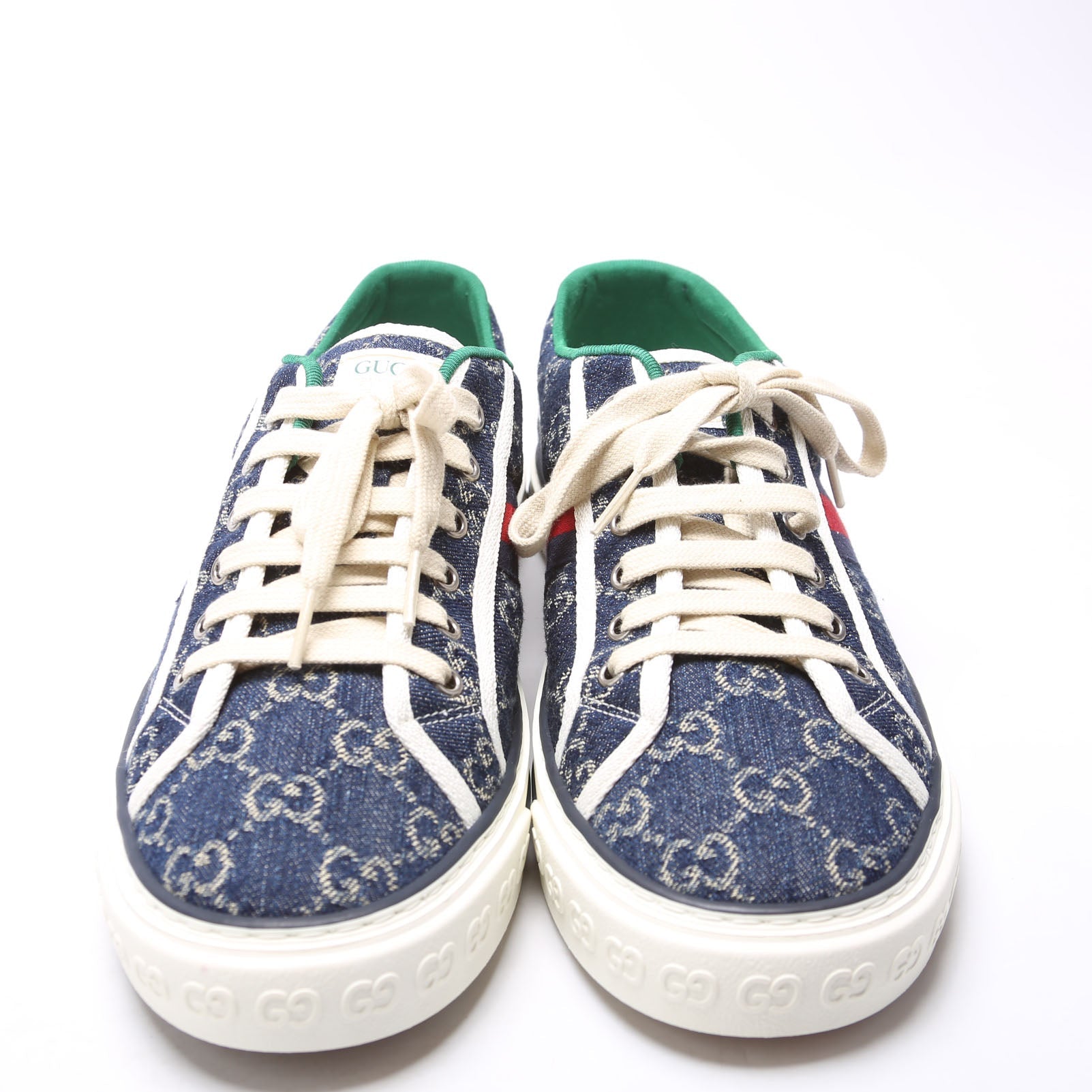 Gucci Tennis 1977 GG Denim Sneakers Size 9 (Women's Size 41)