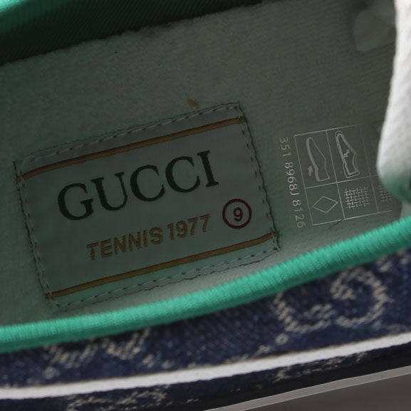 Gucci Tennis 1977 GG Denim Sneakers Size 9 (Women's Size 41)