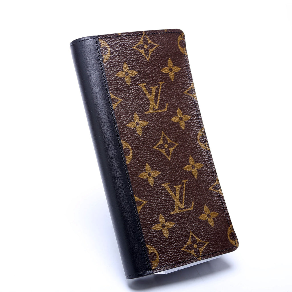Brazza Wallet Macassar Monogram Black
