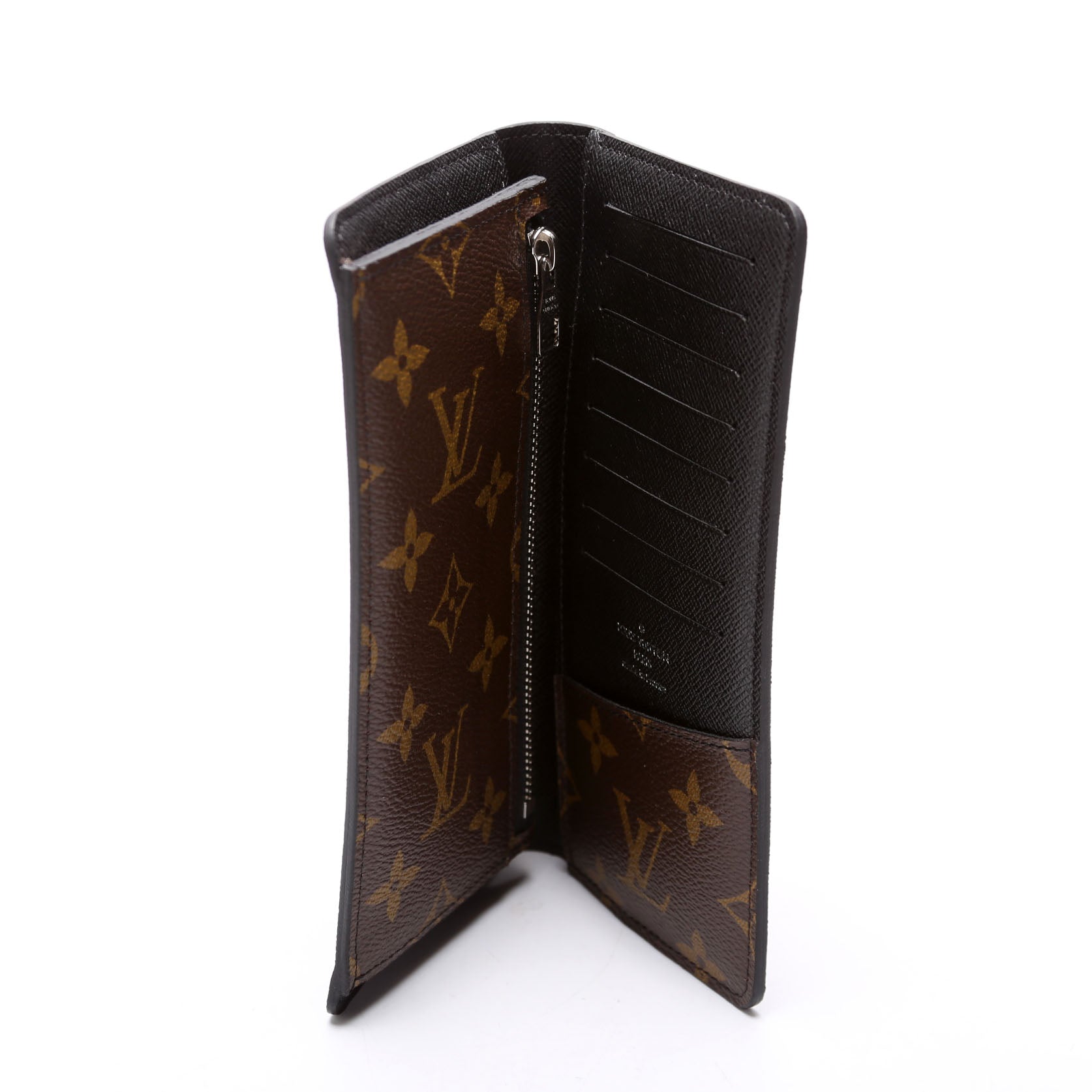 Brazza Wallet Macassar Monogram Black