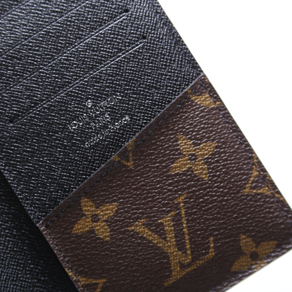 Brazza Wallet Macassar Monogram Black