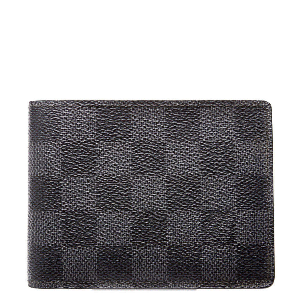 Mens Multiple Wallet Damier Graphite