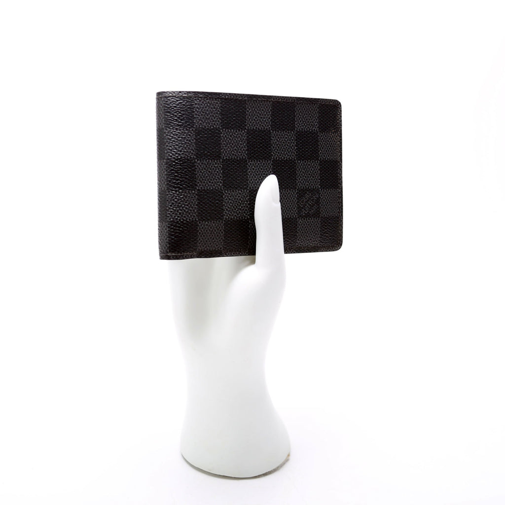 Mens Multiple Wallet Damier Graphite