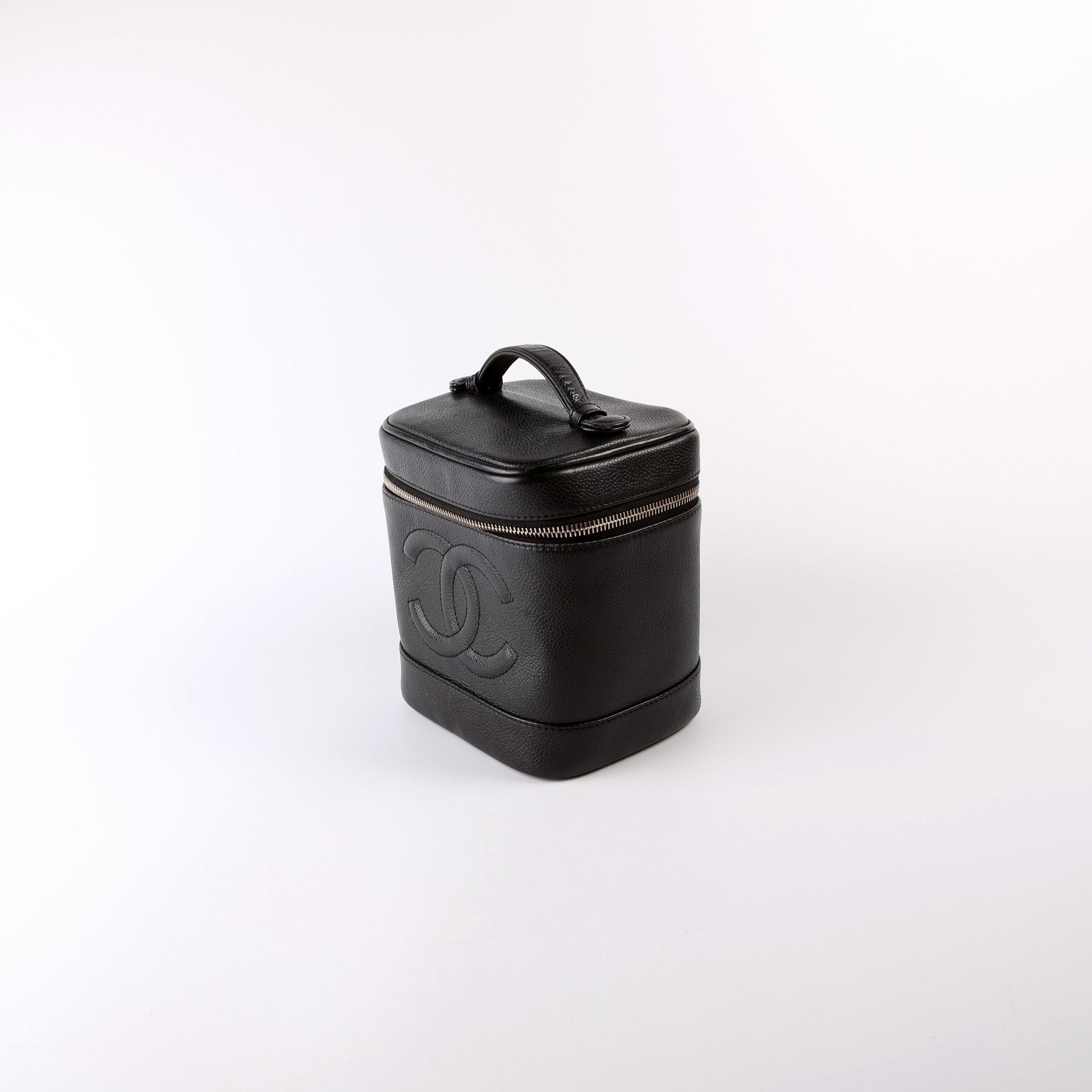 CC Vanity Case Small Caviar Draft