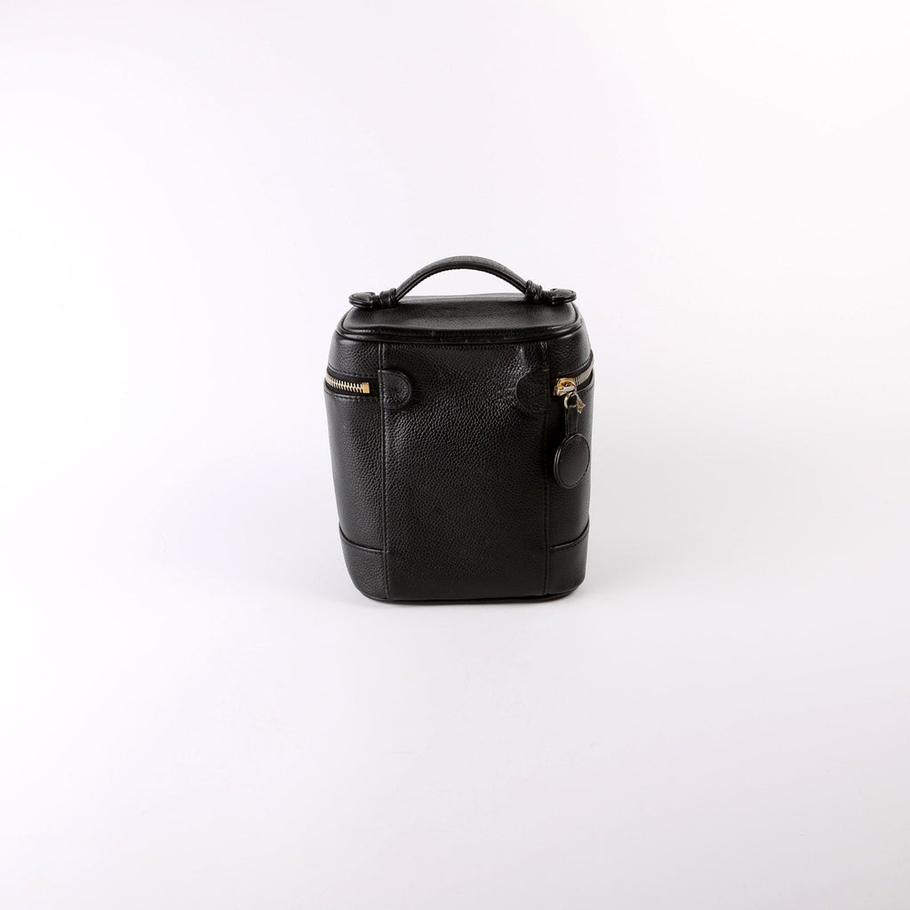 CC Vanity Case Small Caviar Draft