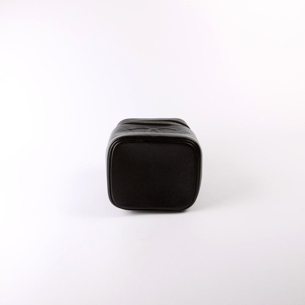 CC Vanity Case Small Caviar Draft