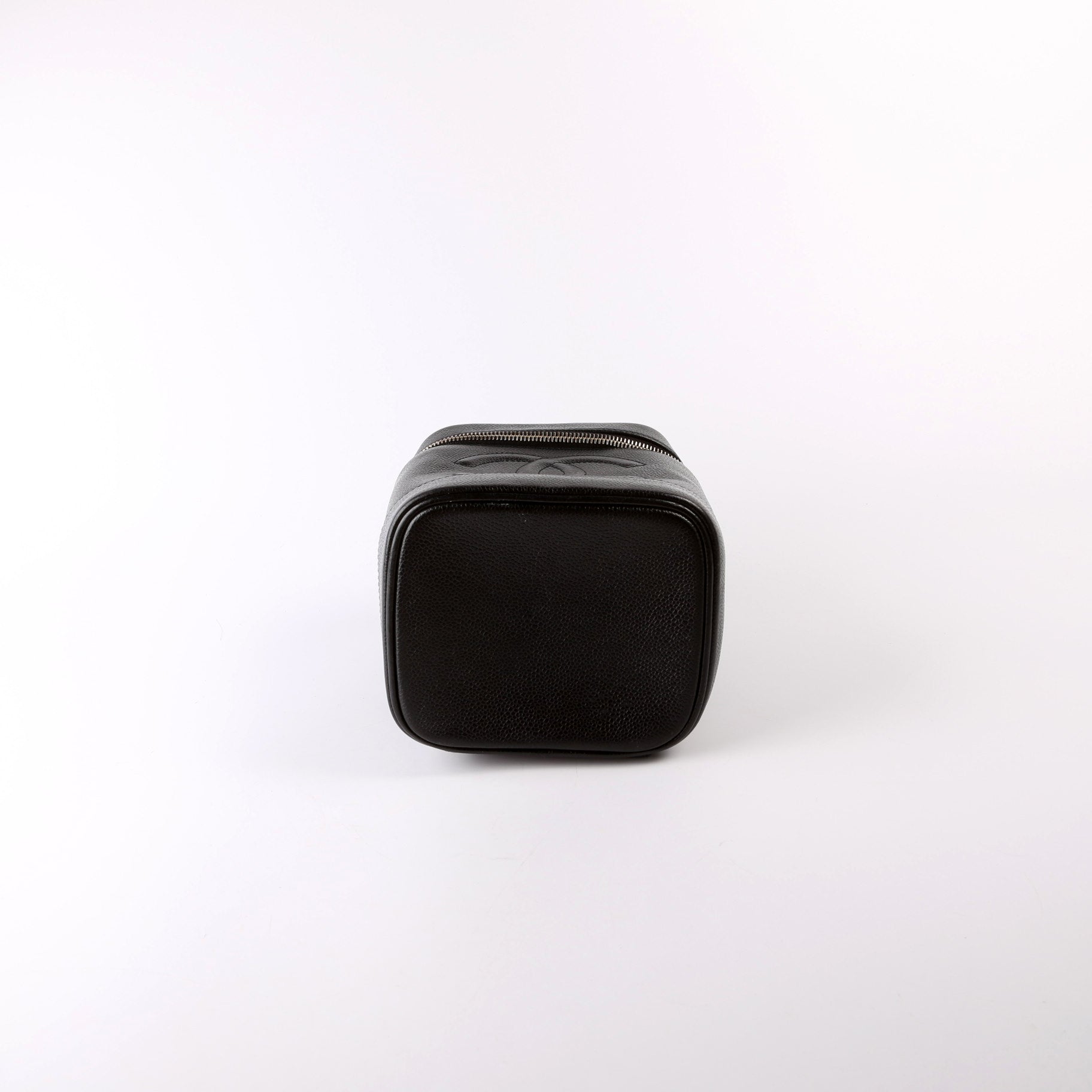 CC Vanity Case Small Caviar Draft