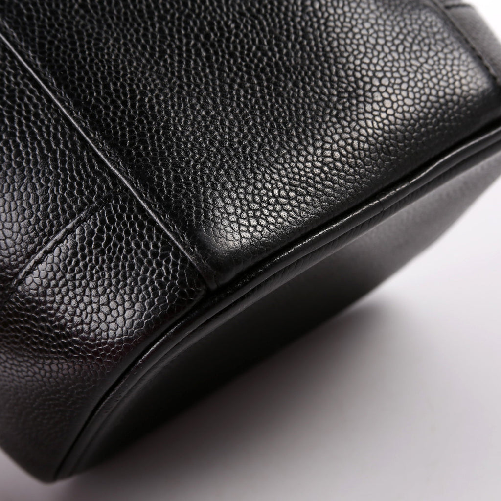 CC Vanity Case Small Caviar Draft