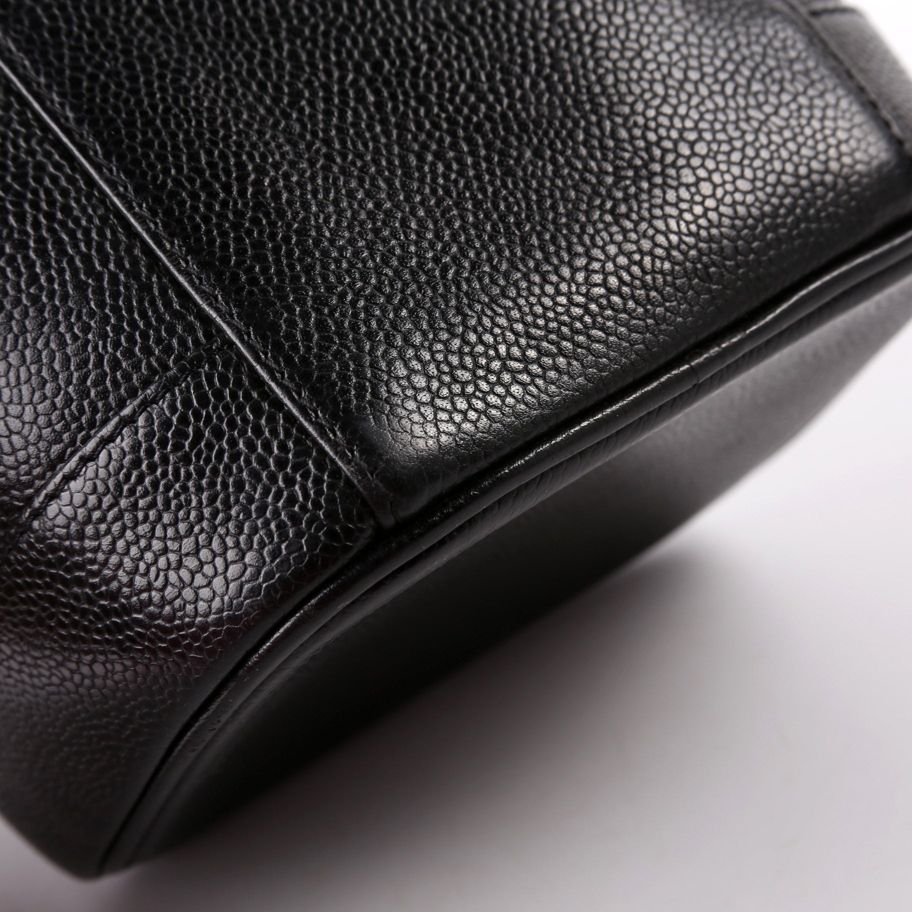 CC Vanity Case Small Caviar Draft