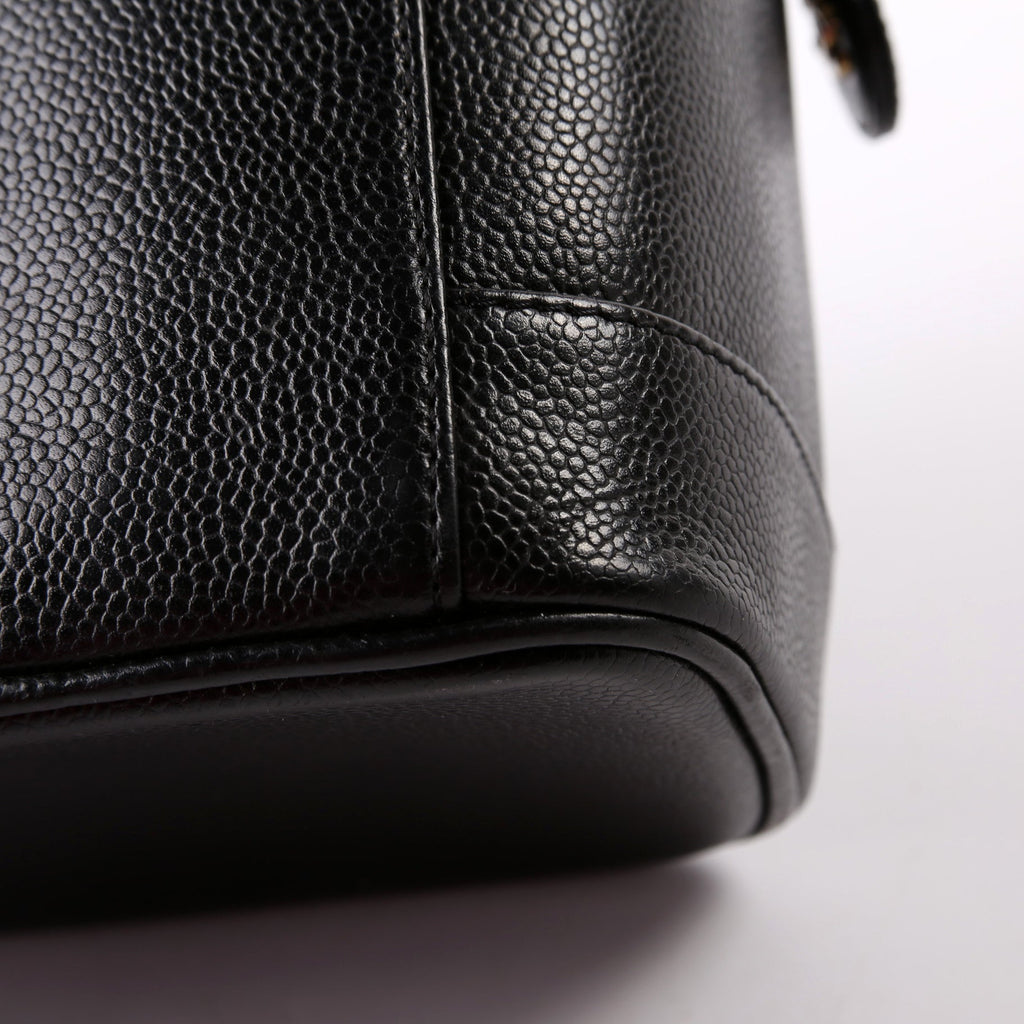 CC Vanity Case Small Caviar Draft