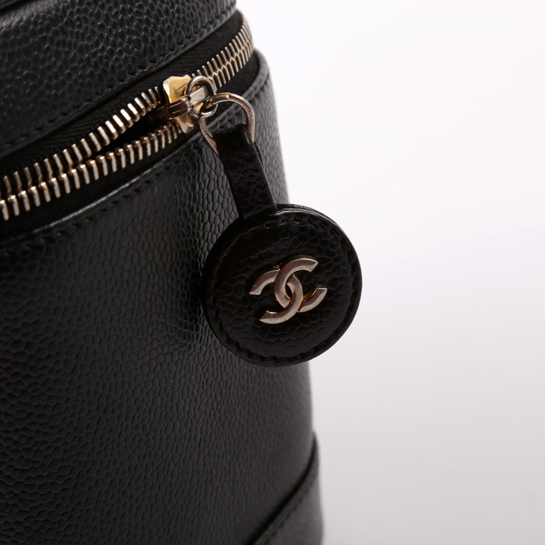 CC Vanity Case Small Caviar Draft