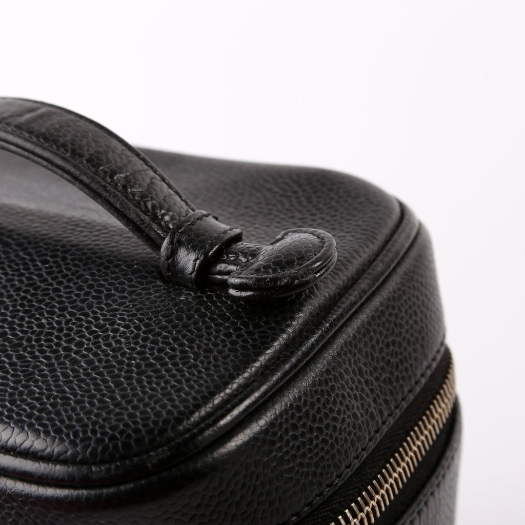 CC Vanity Case Small Caviar Draft