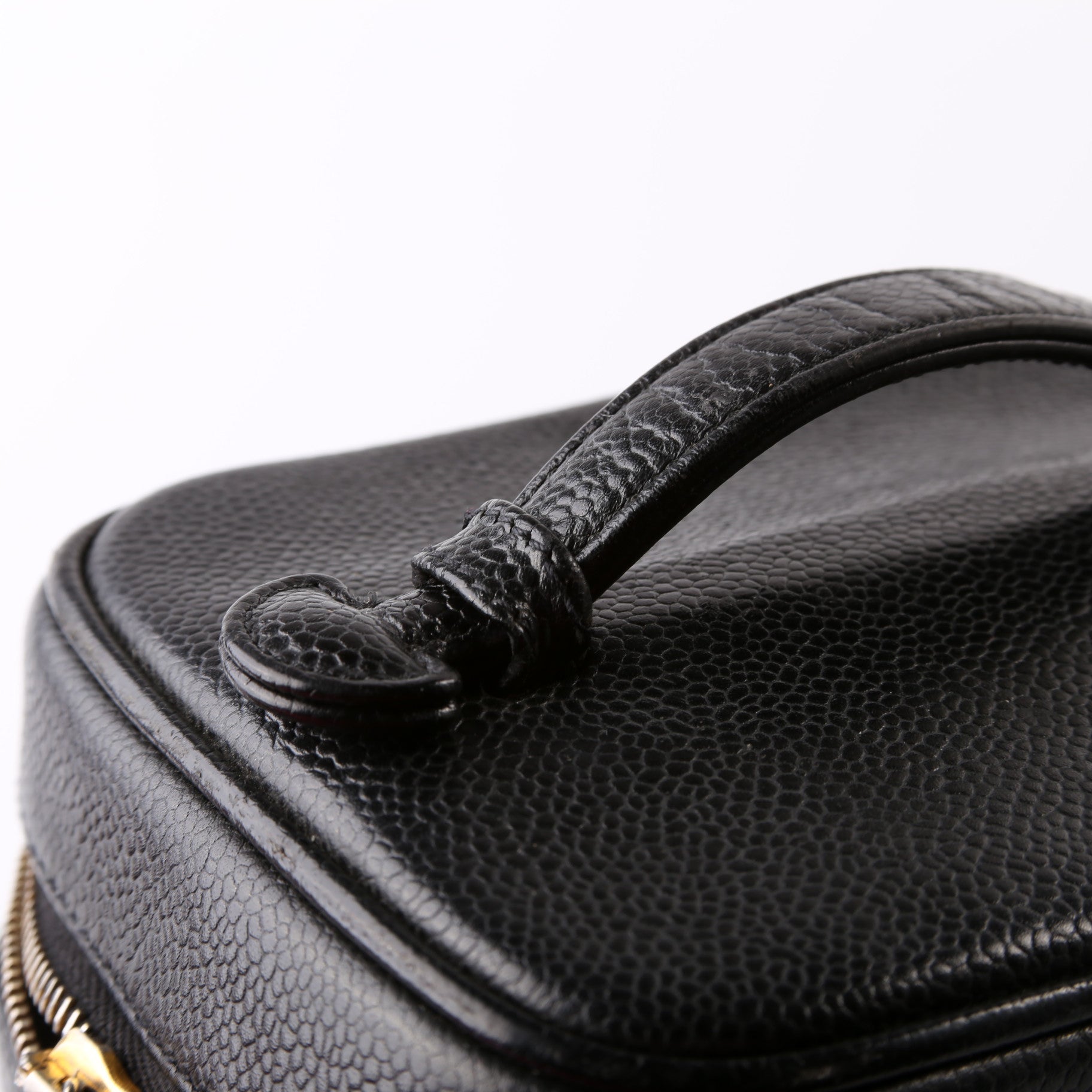 CC Vanity Case Small Caviar Draft