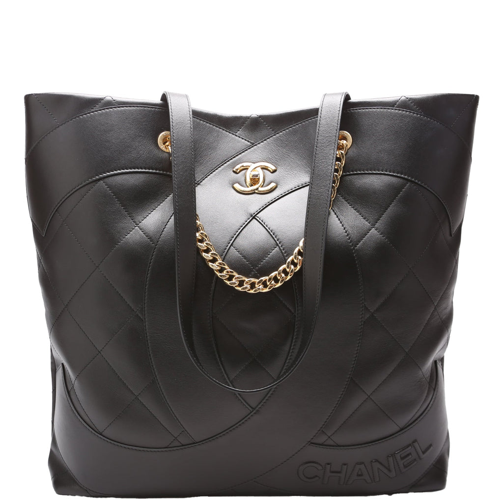 Club Monaco Tote Calfskin RFID Black