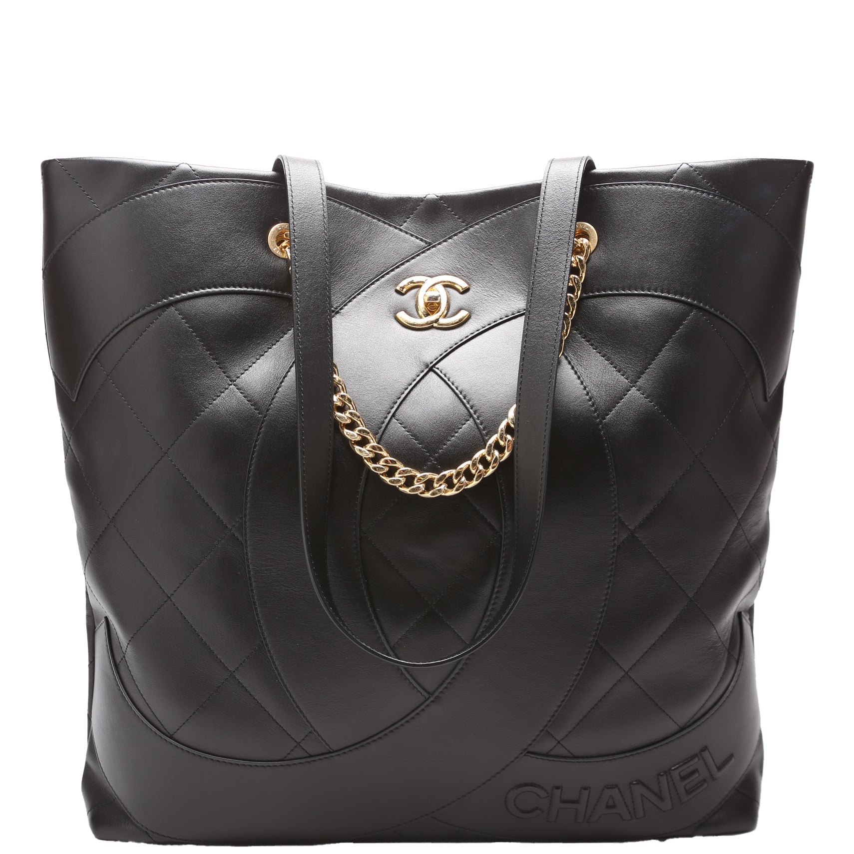 Club Monaco Tote Calfskin RFID Black