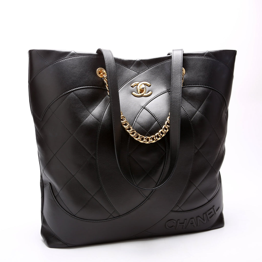 Club Monaco Tote Calfskin RFID Black