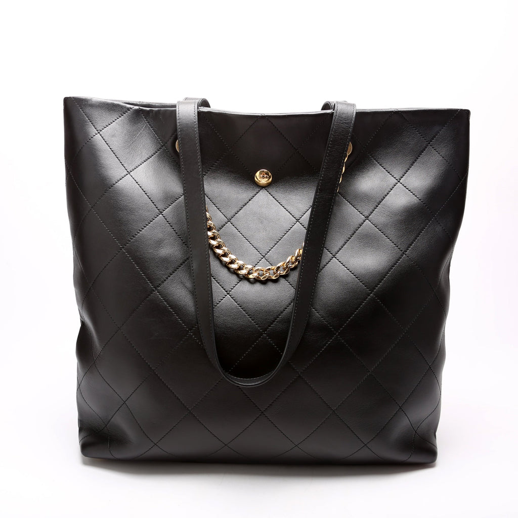 Club Monaco Tote Calfskin RFID Black