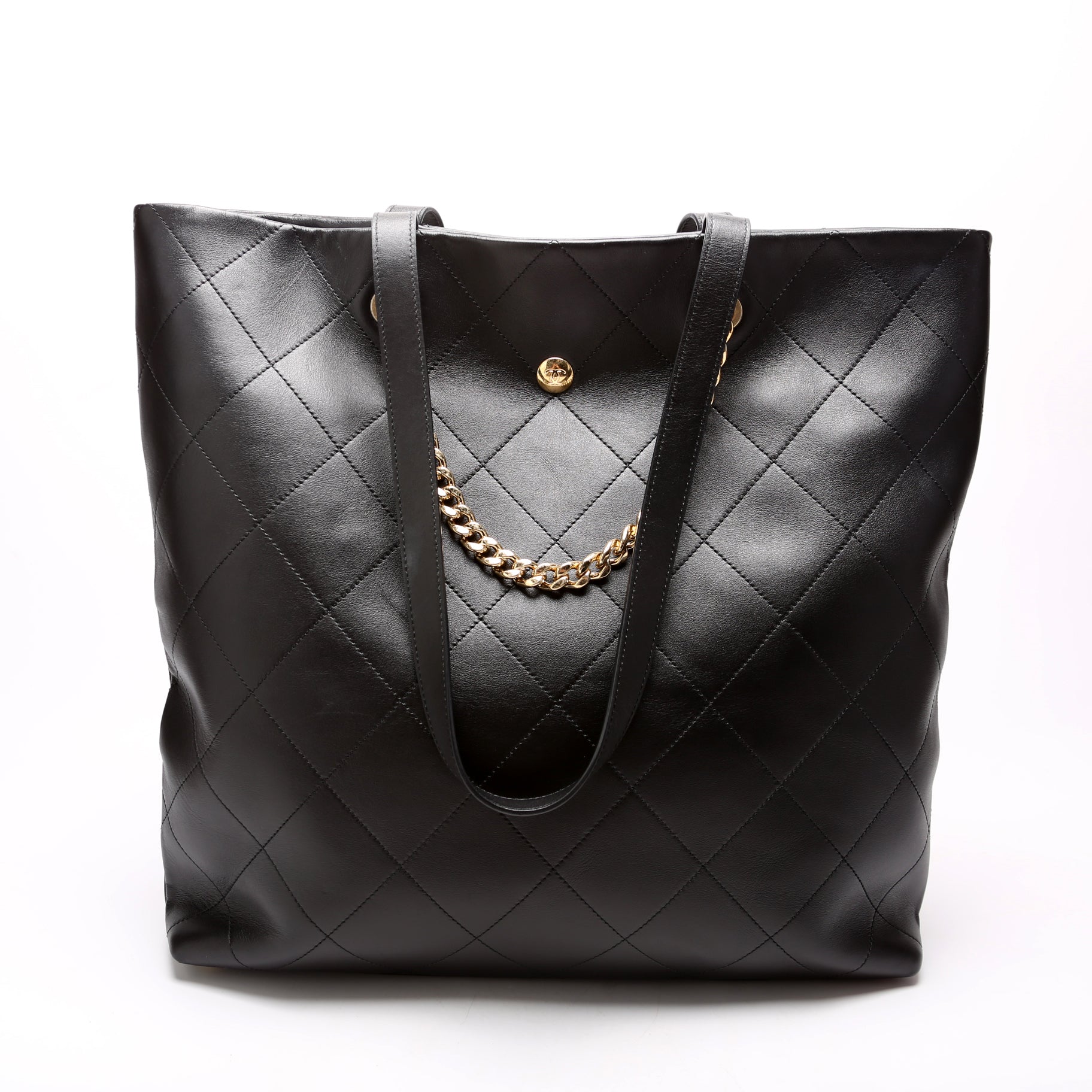 Club Monaco Tote Calfskin RFID Black