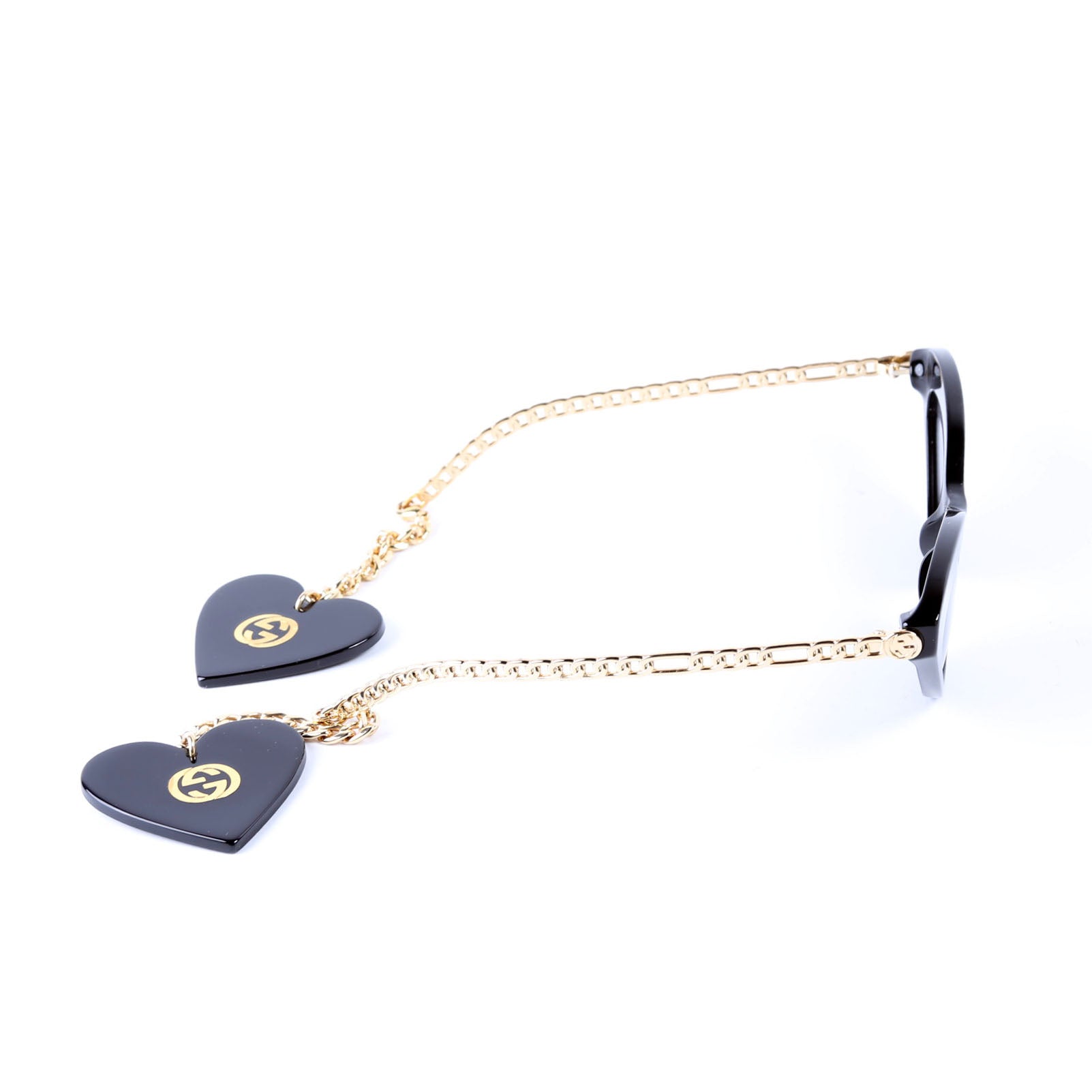 GG0978S Cat Eye With Chain Heart