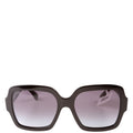 5479-A Oversized Square Acetate Sunglasses Black