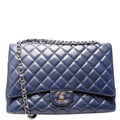 Classic Flap Maxi Caviar 14-16M Navy