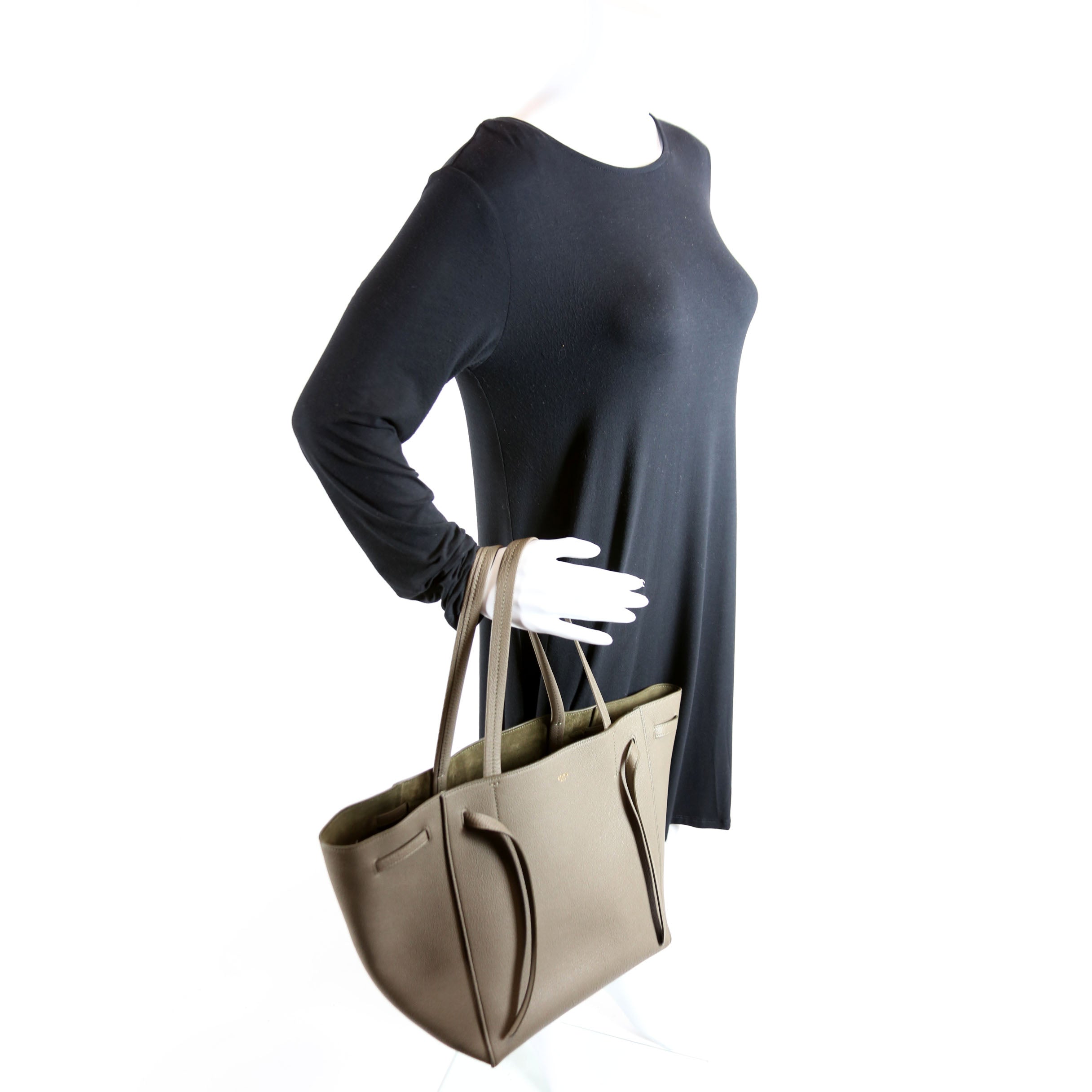 Cabas Phantom With Belt Small Grey