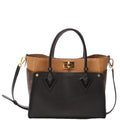 On My Side MM Calfskin/Monogram Black/Brown