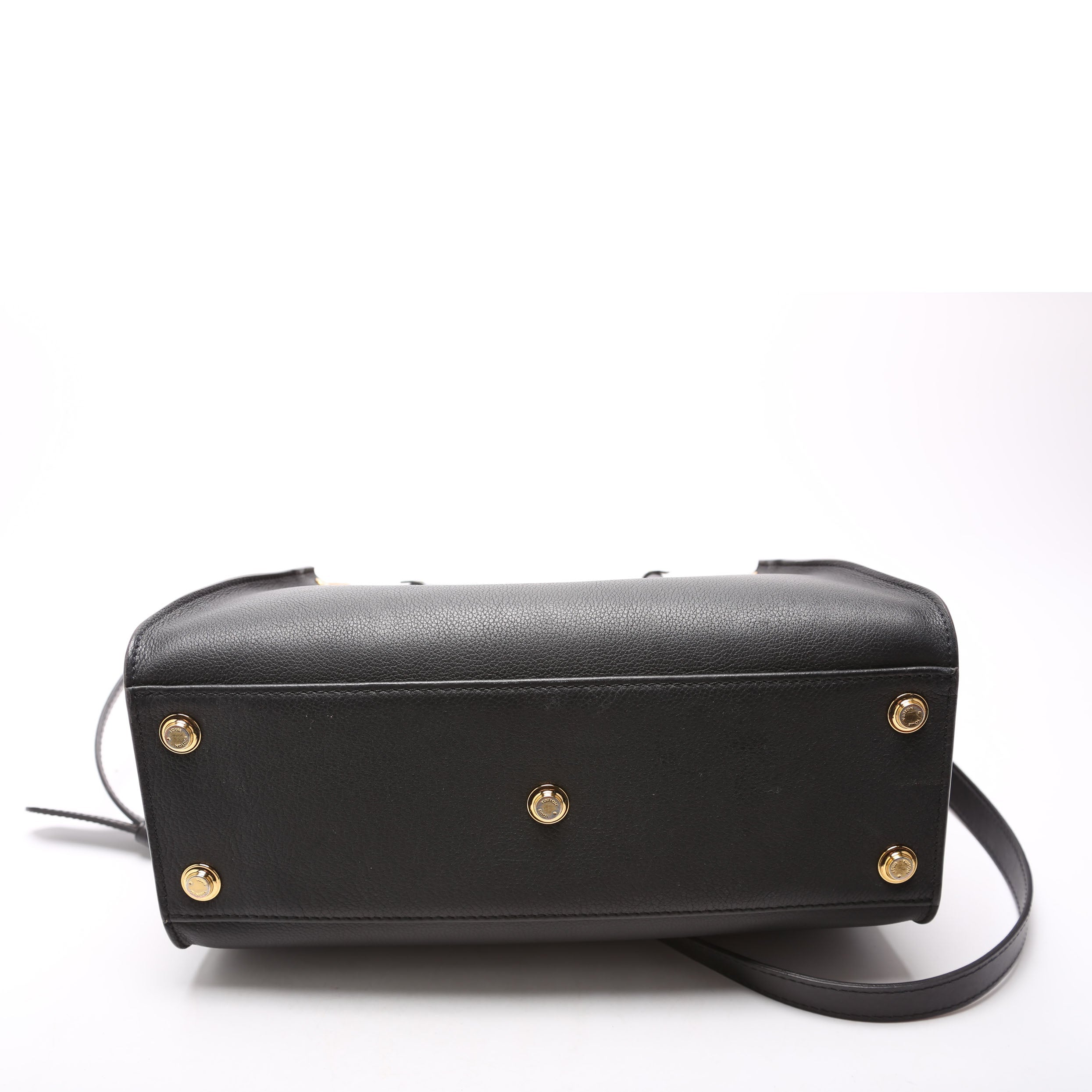 On My Side MM Calfskin/Monogram Black/Brown