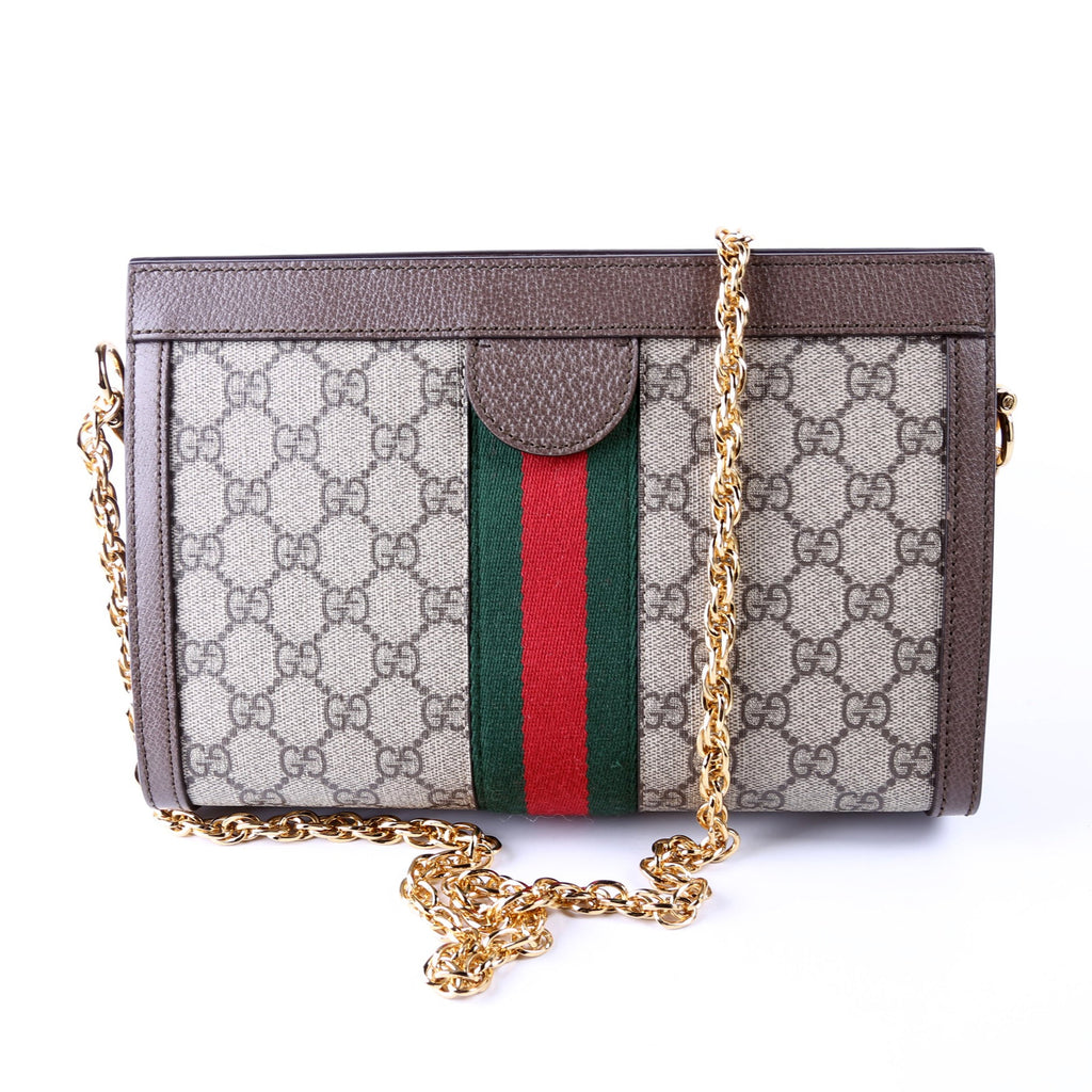 50387 GG Supreme Ophidia Small Chain Brown