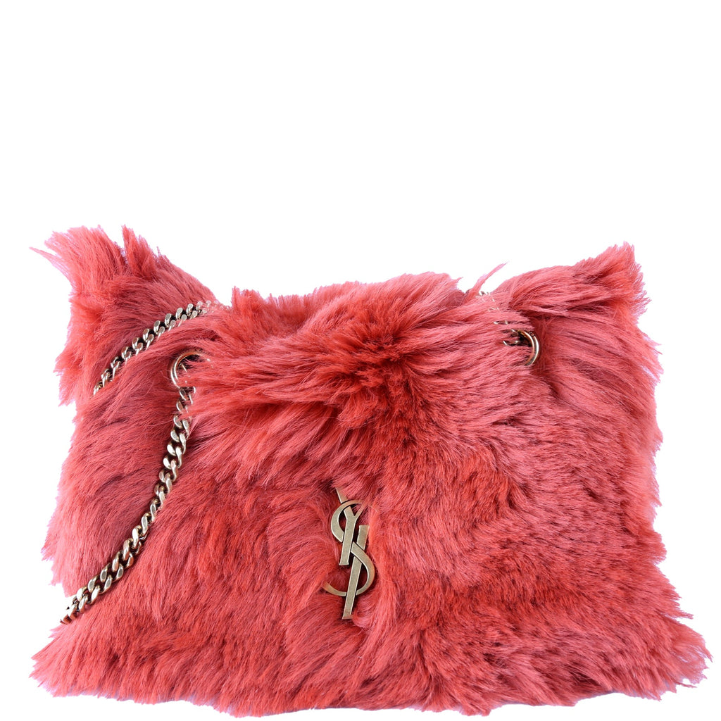 Kate Reversible Shearling Small Red