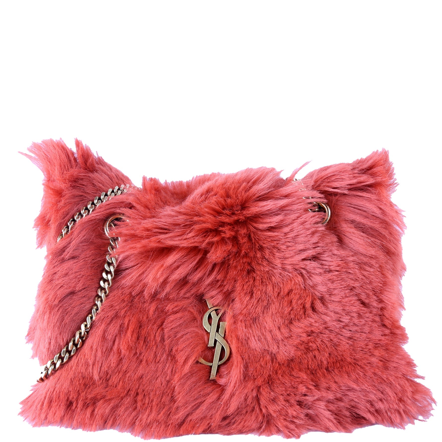 Kate Reversible Shearling Small Red