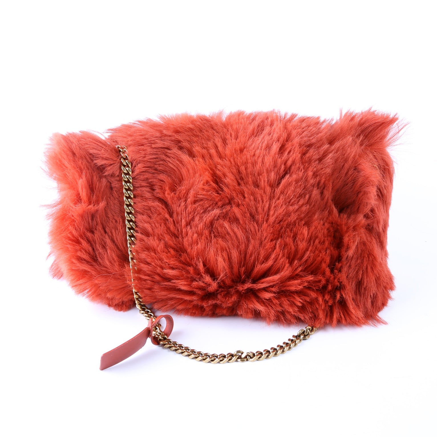 Kate Reversible Shearling Small Red