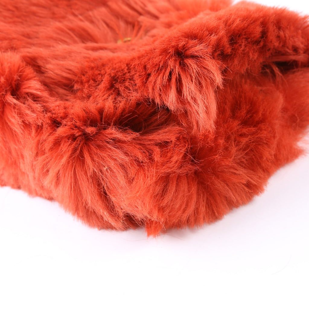 Kate Reversible Shearling Small Red