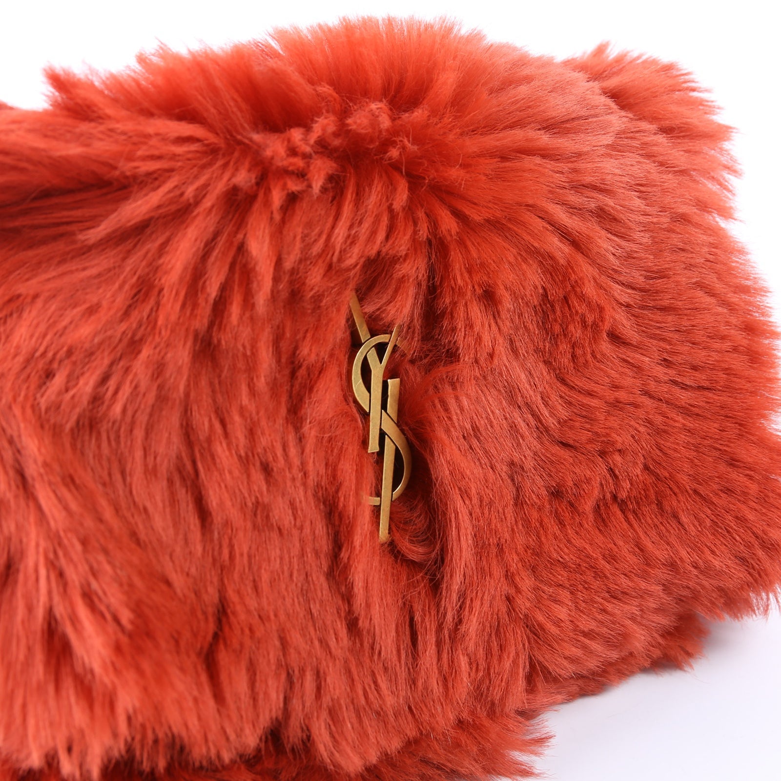 Kate Reversible Shearling Small Red