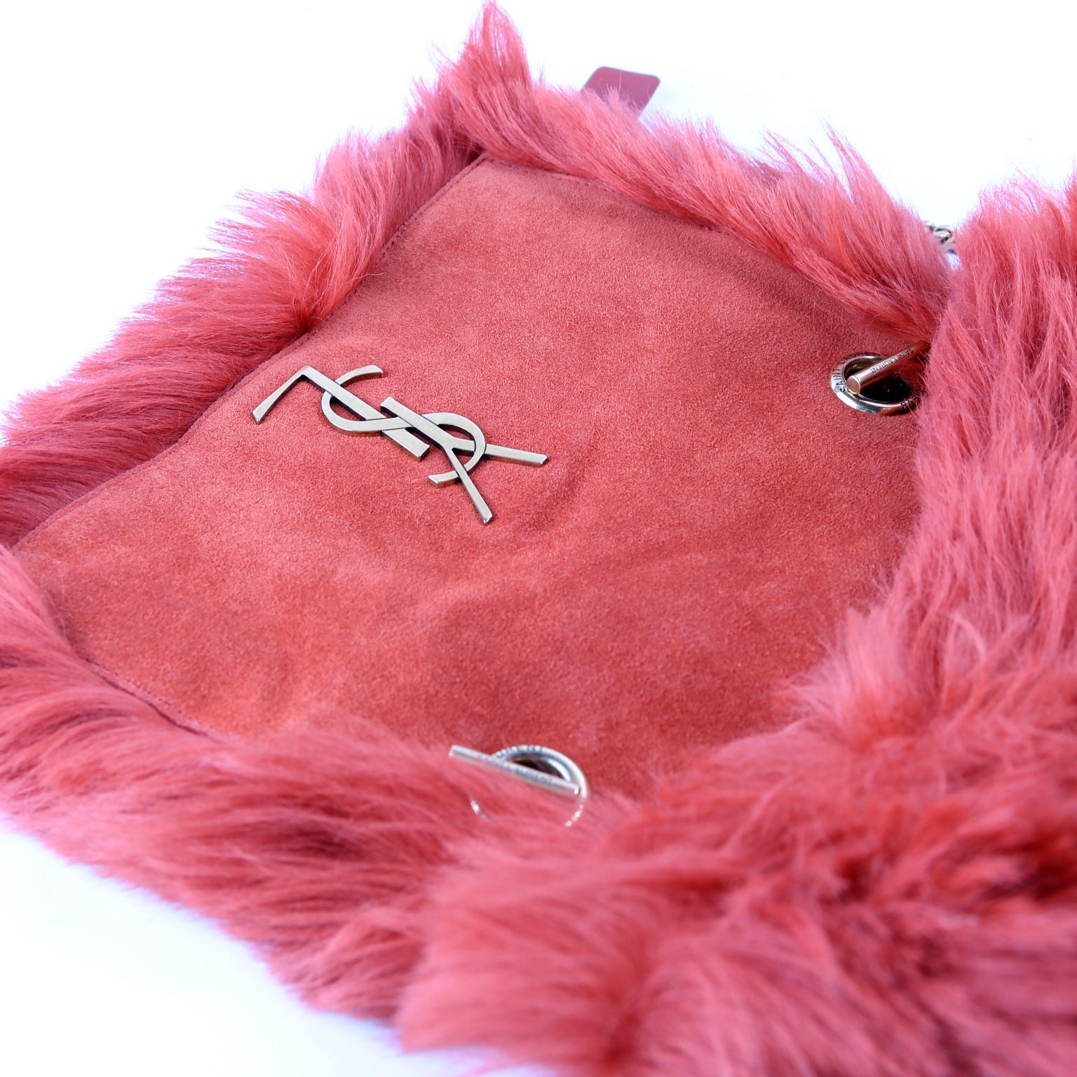 Kate Reversible Shearling Small Red