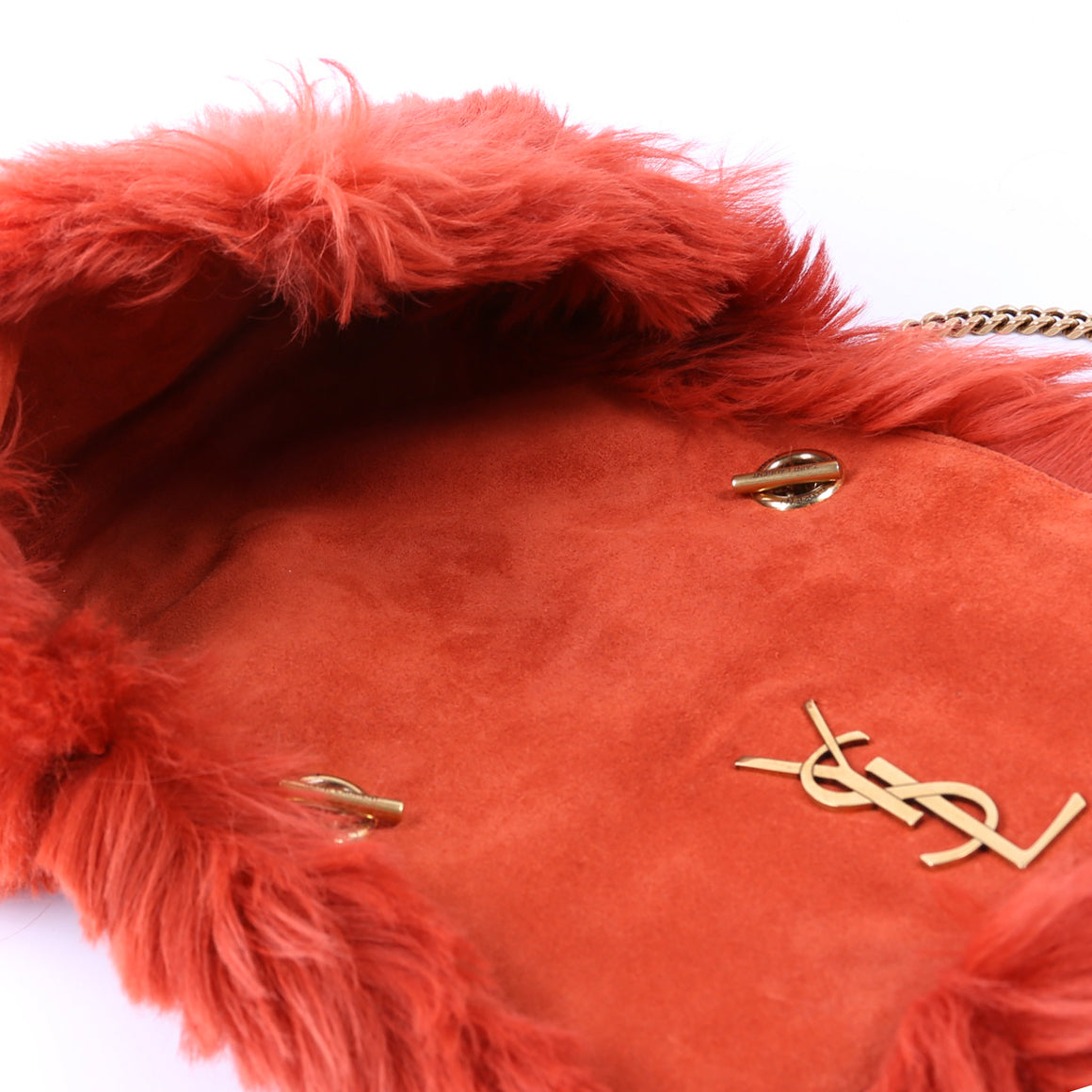 Kate Reversible Shearling Small Red