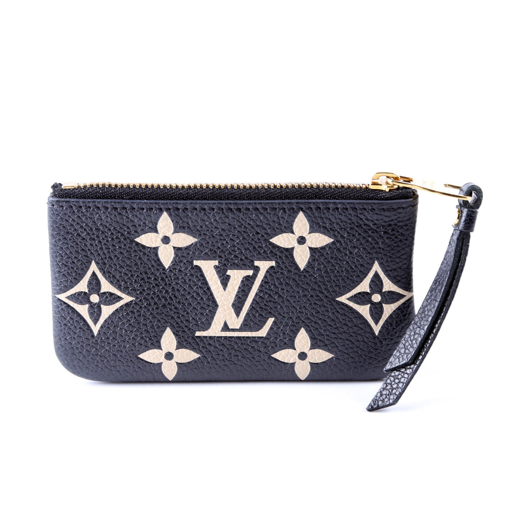 Pochette Cles NM Bicolor Empreinte Black/Cream