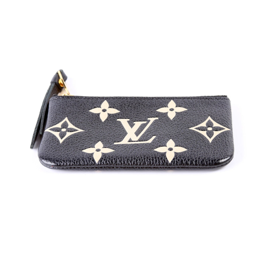 Pochette Cles NM Bicolor Empreinte Black/Cream
