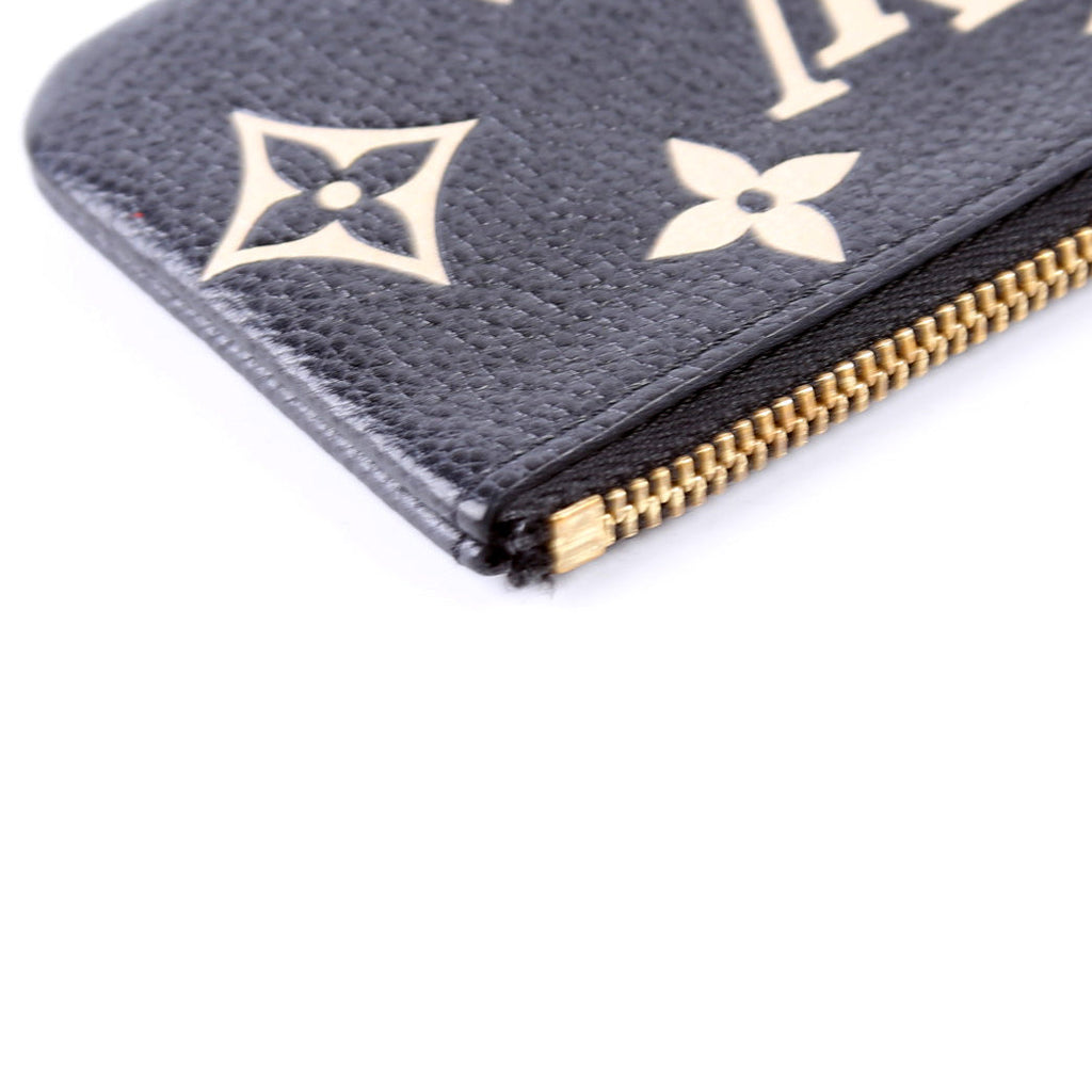 Pochette Cles NM Bicolor Empreinte Black/Cream